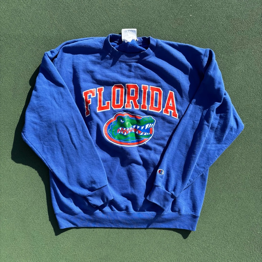 Champion Blue Florida Gators Crewneck Sweater